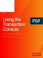 Release 13 Using The Transaction Console