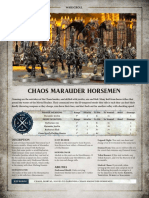 Chaos Marauder Horsemen AoS Warscroll