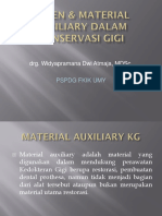 Semen & Material Auxilary DALAM KONSERVASI GIGI Blok 15