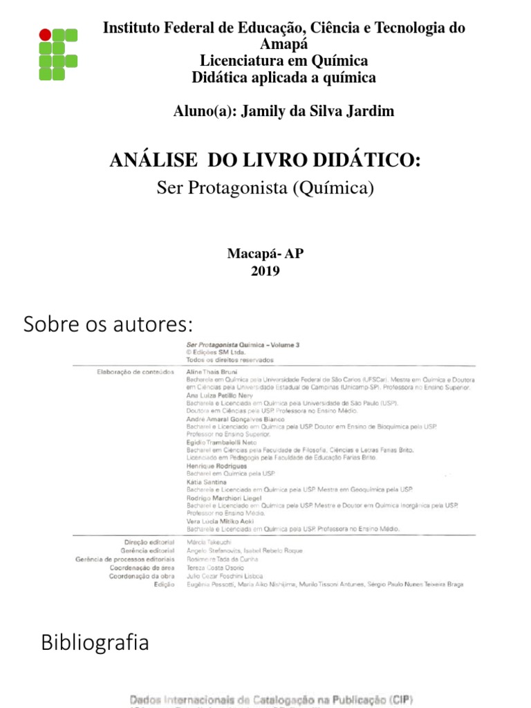 Livro De Quimica 2 Ano Ensino Medio Ser Protagonista Pdf