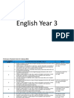 English Year 3 PBD