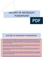 History of Microsoft Powerpoint