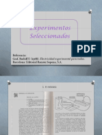 Experimentos seleccionados