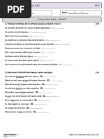 Evaluation Bilan Conjugaison Ce1