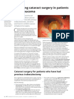 Managing Cataract Surgery in Patients With Glaucoma