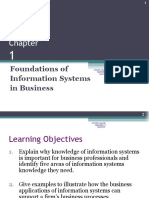Foundations of Information Systems in Business: CSC265 Computer Applications in Agriculture
