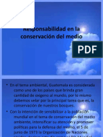 Responsabilidad en La Conservación Del Medio