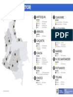 Espacios Territoriales de Capacitacion y Reincorporacion (ETCR) en Colombia.