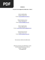 AP02-EV03 - “Proyecto de Investigación de Mercados- Parte 2”.