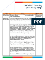 Opening Ceremony Script PDF