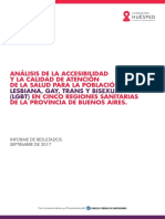 Análisis Accesibilidad Población LGBTIQ