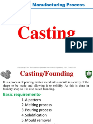 Graphite Mould, PDF, Casting (Metalworking)