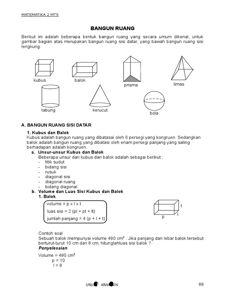 26+ Contoh Soal Hots Volume Bangun Ruang - Contoh Soal Terbaru