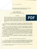 La Aplicacion Del Derecho Extranjero en Chile Despues Del Tratado Con Uruguay