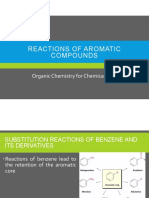 Reactions of Aromatic Compounds: Organic Chemistry For Chemical Engineer