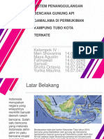 Sistem Penanggulangan Bencana Gunung API Gamalama Di Permukiman