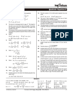 Zero Level Quadratic Equation-2: X X X KX X