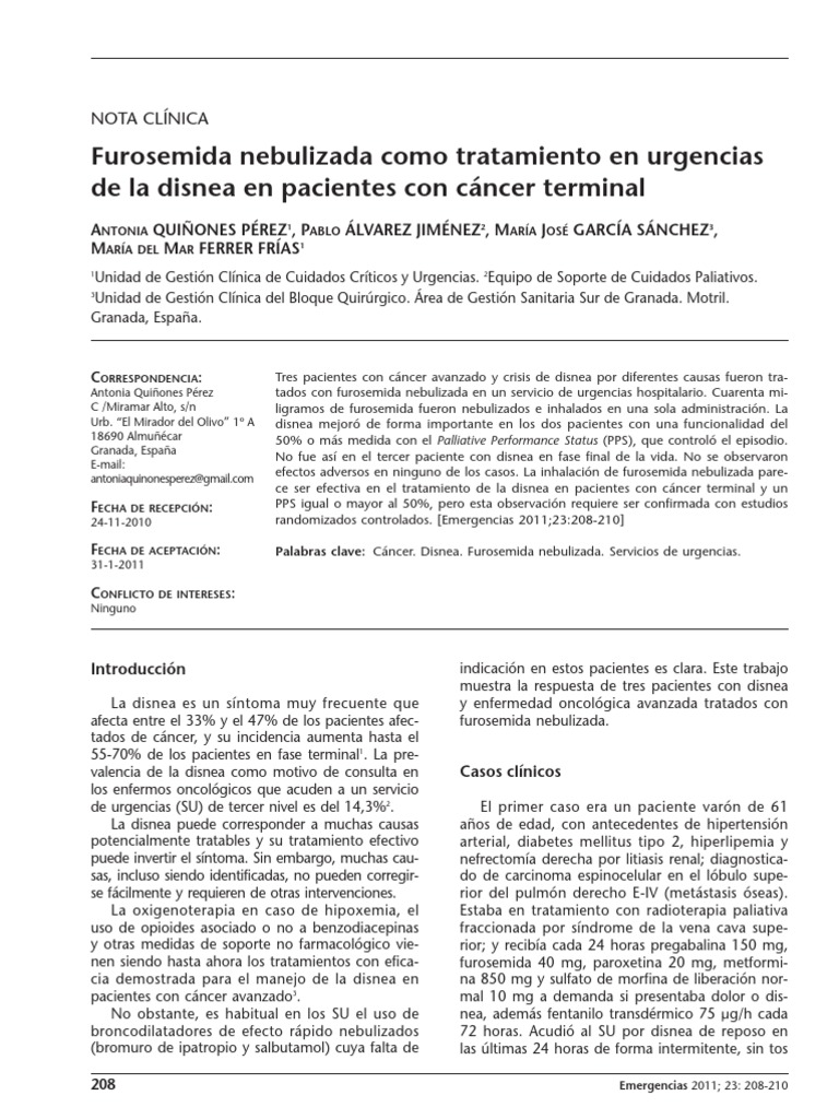 Furosemida España