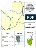 Peta Geologi CV Sarana Usaha Kecamatan Angsana Kabupaten Tanah Bumbu Kalimantan Selatan 2018