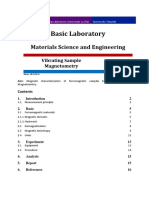 Basic Laboratory: Materials Science and Engineering