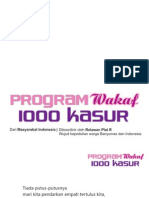 Program Wakaf 1000 Kasur