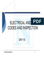 Electrical Codes and Inspection
