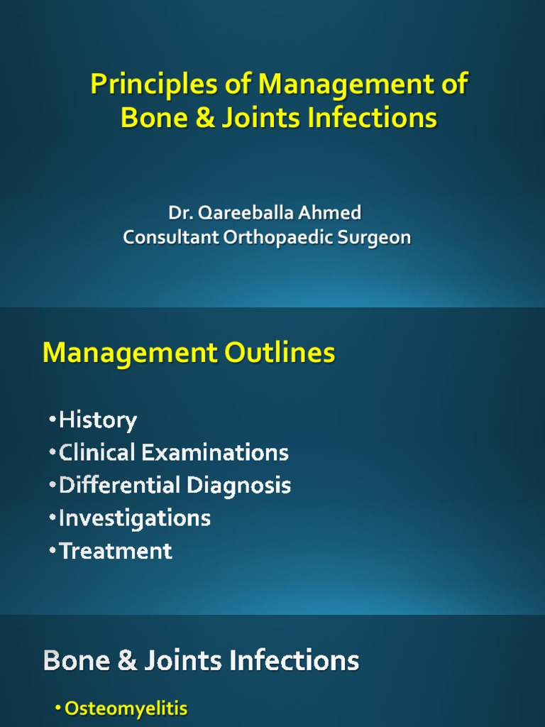 Principls of Bone and Joint Infections | PDF | Science & Mathematics