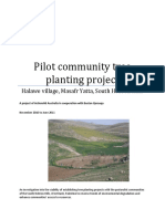 Pilot Community Tree Planting Project in Halawe Village - Final Report