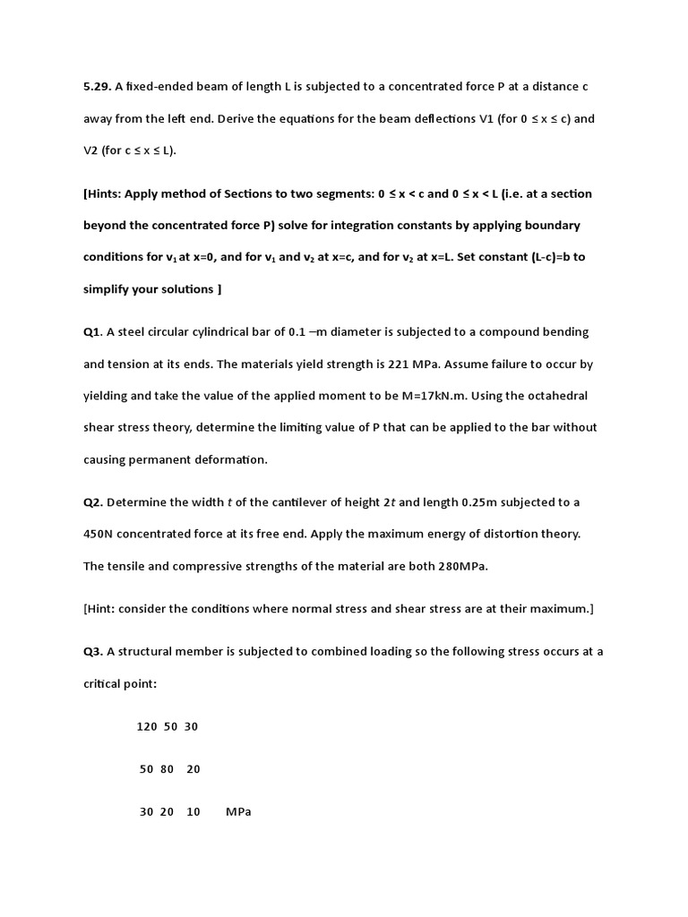 Solid Mechanics | PDF