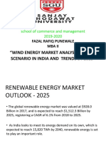 Wind Energy Market Analysis Current Scenario in India and Trends by 2025