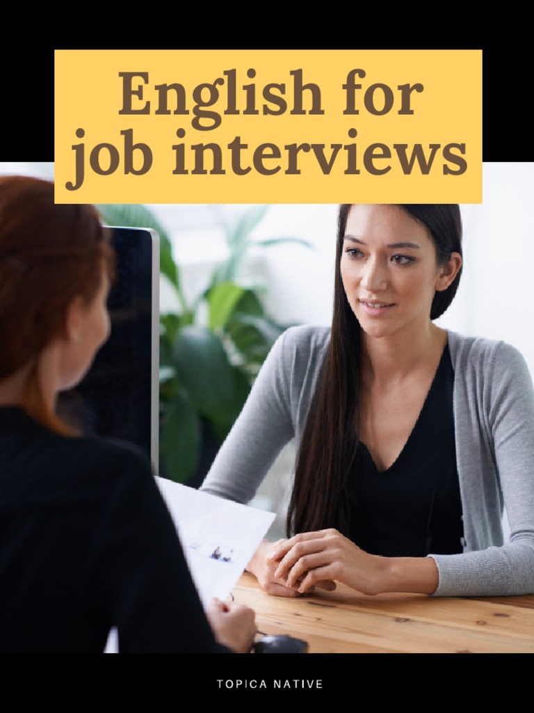 Englishforjobinterviews PDF | PDF