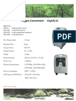 Oxygen Concentrator Oxytek 6L: With 3 Years Warranty
