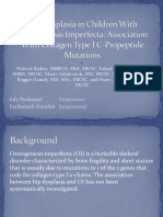 Hip Dysplasia in Children With Osteogenesis Imperfecta