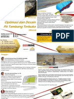 Workshop Optimasi dan Desain Pit Tambang Terbuka (Mineral) - GEOMINE Nov  2018.pdf