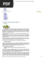 Conservação de frutas pós-colheita 