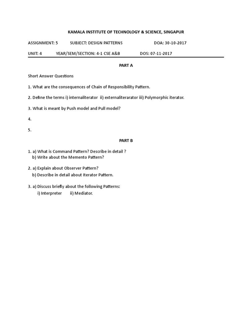 DP Assignment4 Unit 5 | PDF | Computers | Technology & Engineering
