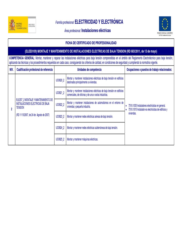 Ficha Elee0109 Pdf Pdf Arquitecto Licenciatura