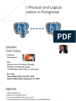 Built-In Physical and Logical Replication in Postgresql