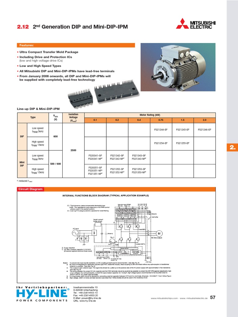 PS21254 Ep | PDF | Electrical Components | Electronics