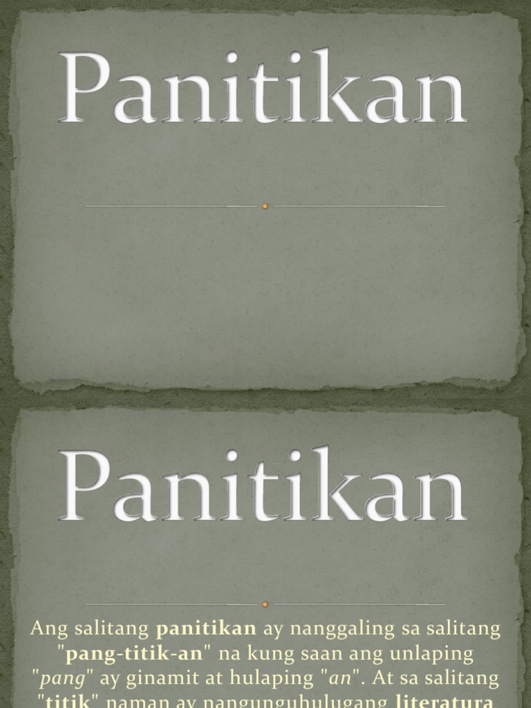 Panitikan | PDF