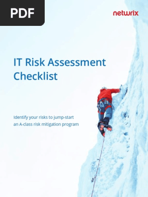 IT risk assessment checklist