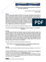 Trajetórias de Vida de Jovens Negras Da Universidade de Brasília No Contexto