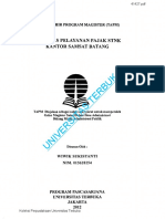 Contoh Tugas Akhir Magister UT PDF