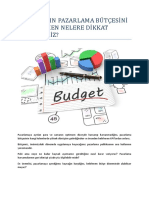 Markanızın Pazarlama Bütcesini Tayin Ederken Nelere Dikkat Etmelisiniz