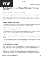 2019 Gartner Magic Quadrant For Analytics and Business Intelligence Platforms PDF