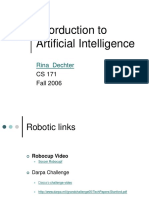 Intorduction To Artificial Intelligence: Rina Dechter