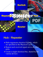 Switch: Repeater Hub Switch Router