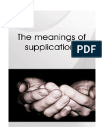 The Meanings of Supplications En