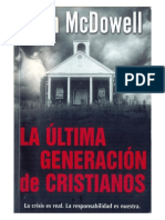 La Última Generación de Cristianos