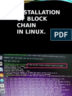 Installation of Block Chain in Linux